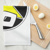 黄色い星69 キッチンタオル (四つ折り)