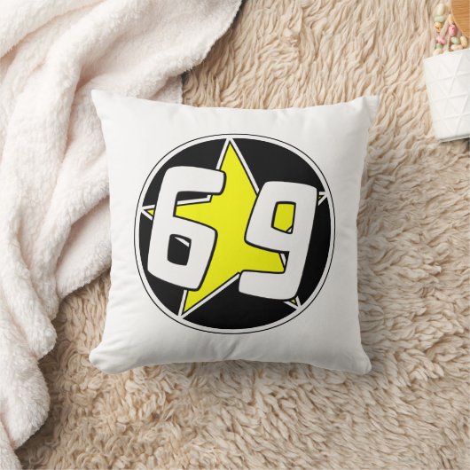 黄色い星69 クッション (ブランケット)