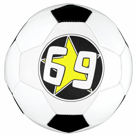 黄色い星69 サッカーボール (正面)
