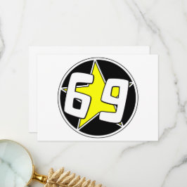 黄色い星69 サンキューカード