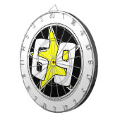 黄色い星69 ダーツボード (正面右)