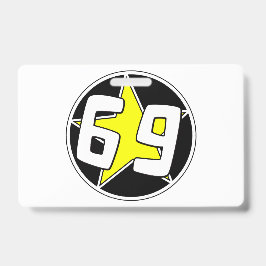 黄色い星69 バッジ