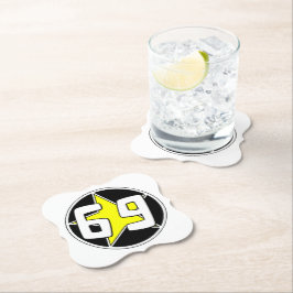黄色い星69 ペーパーコースター