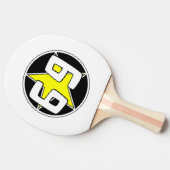 黄色い星69 卓球ラケット (横)