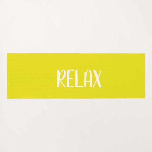 黄色い星 ヨガマット (裏面(横))