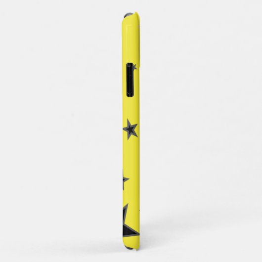 黄色い星 Case-Mate iPhoneケース (裏面/右)