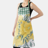 黄色い晴れた花 エプロン (インサイチュ)