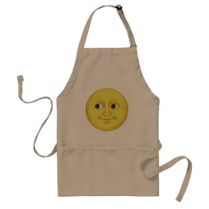 黄色い月- Emoji スタンダードエプロン