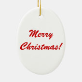 黄色い服の女の子を持つオーナメント セラミックオーナメント (裏面)