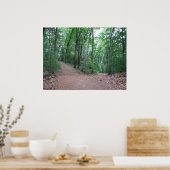 黄色い木に分かれた二つの道 ポスター (キッチン)