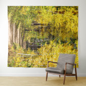 黄色い木の道//秋のハイキング タペストリー (インサイチュ(横))