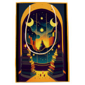 黄色い本の魔法の領域 ミディアムペーパーバッグ (正面)