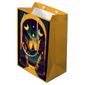 黄色い本の魔法の領域 ミディアムペーパーバッグ (裏面アングル)