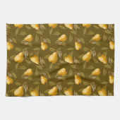 黄色い梨 キッチンタオル (横)