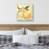 黄色い梨 キャンバスプリント (インサイチュ (寝室))