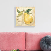 黄色い梨 キャンバスプリント (インサイチュ (リビング))