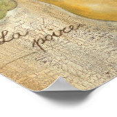 黄色い梨 ポスター (角)