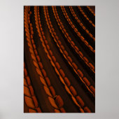 黄色い椅子の山 ポスター (正面)