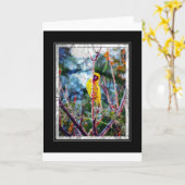 黄色い歌 カード (黄色い花)