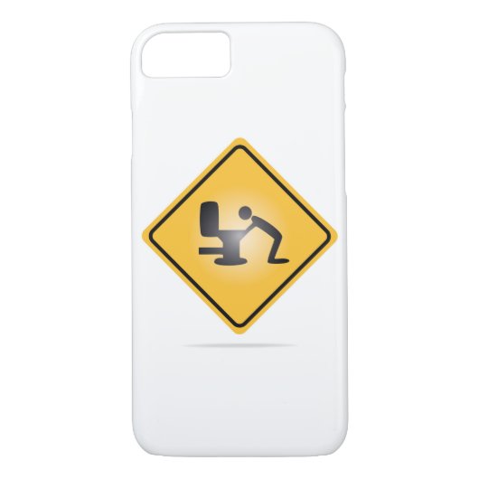 黄色い残存物の警告標識のiphone 7の箱 Case-Mate iPhoneケース (裏面)