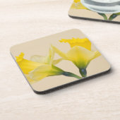 黄色い水仙 コースター (左側)