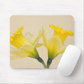 黄色い水仙 マウスパッド (マウス)