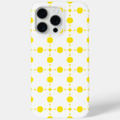 黄色い水玉模様、水玉柄、水玉、ドット Case-Mate iPhoneケース (裏面)
