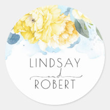 黄色い水色の花エレガントヴィンテージインスパイア