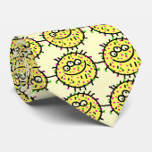 黄色い漫画の細菌 ネクタイ (ロール)