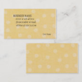 黄色い点-名刺 名刺 (正面/裏面)
