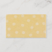 黄色い点-名刺 名刺 (裏面)