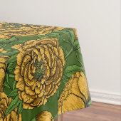 黄色い牡丹の花束 テーブルクロス (インサイチュ)
