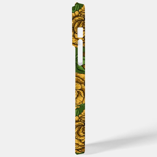 黄色い牡丹の花束 Case-Mate iPhoneケース (裏面 / 左)