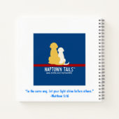 黄色い犬の子供の祈り日記 輝きを放て ノートブック (裏面)