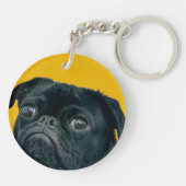 黄色い犬 キーホルダー (裏面)