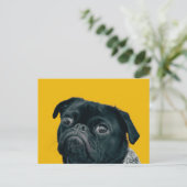 黄色い犬 ポストカード (スタンド正面)