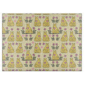 黄色い猫 カッティングボード (正面)