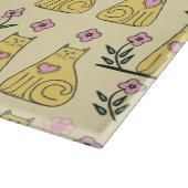 黄色い猫 カッティングボード (角)