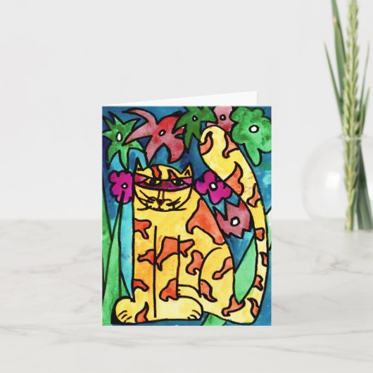 黄色い猫 • ニックAbramsは、8つを-カード老化させます カード (正面)