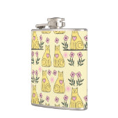 黄色い猫 フラスク (左)