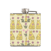 黄色い猫 フラスク (裏面)
