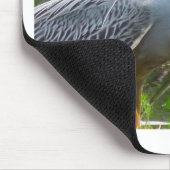 黄色い王冠夜鷲 マウスパッド (コーナー)