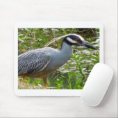 黄色い王冠夜鷲 マウスパッド (マウス)