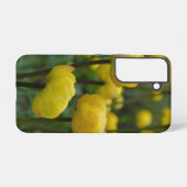 黄色い球形花 SAMSUNG GALAXYケース (裏面横)