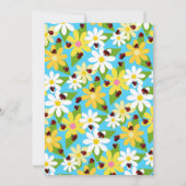 黄色い白い花、赤いヒナガシ セーブザデート (裏面)