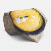 黄色い目の猫のクローズアップ ネクタイ (ロール)