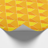 黄色い目の錯覚 ラッピングペーパー (角)