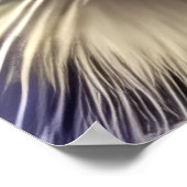 黄色い眼球ポートレート | AIアートポスター ポスター (角)