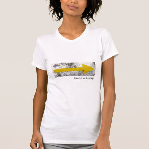 黄色い矢のワイシャツ Tシャツ