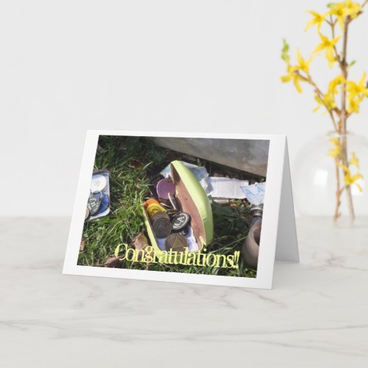 黄色い破片 カード (黄色い花)